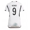 Officiële Voetbalshirt Duitsland Timo Werner 9 Thuis WK 2022 - Dames
